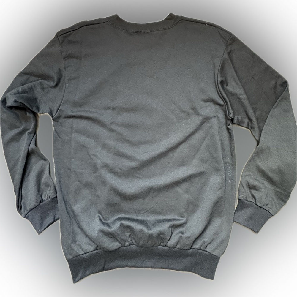💕 Vintage💕 Diamond Dust Black Crew Neck Sweatshirt Sparkly Graphic Design - Picture 6 of 6